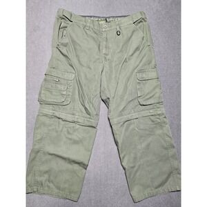 Boy Scouts of America Youth 22 Convertible Uniform Pants Olive Green Cargo 24x24